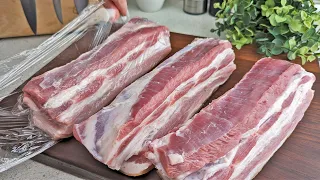 I use pork belly and cling film, this recipe has become my family favorite