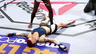 UFC 2 1080 (Girl KO win) PVP World Cup Сначала она Меня, потом я Ее )))