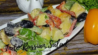 Indo-Russian Salad | Tasty with a twist | How to make Kids eat Salad?!