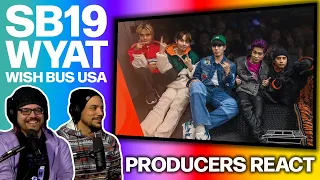 PRODUCERS REACT - SB19 WYAT Wish USA Bus Reaction - So much fun!