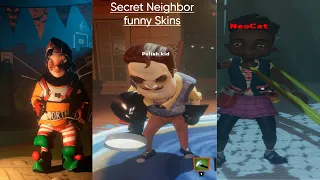 The Most CURSED Skins in Secret Neighbor😱 Secret Neighbor funny Skins😂 ᛁ (Secret Neighbor)