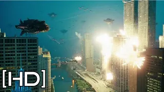 Destrucción En Chicago - Transformers: El Lado Oscuro de la Luna LA (HD)