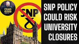 SNP free tuition fees is BANKRUPTING Scottish UNIVERSITIES. Another FAILED vanity project bribe