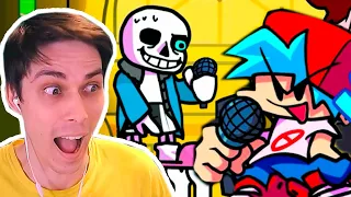 САНС И BAD TIME В FRIDAY NIGHT FUNKIN ! - Sans Mod [Undertale / Андертейл]