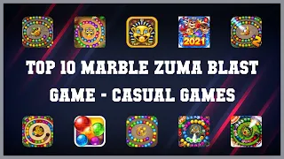 Top 10 Marble Zuma Blast Game Android Games