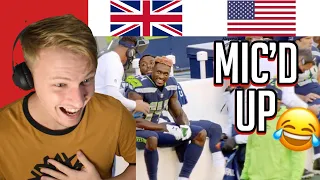 NFL Funniest Mic'd Up Moments of 2020-2021 | British Guys Reaction