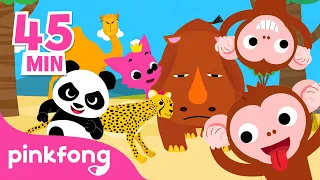 Kumpulan Lagu Binatang & Hewan | Belajar Nama hewan | Kartun Lagu Anak | Pinkfong Baby Shark