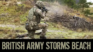 British Army with Royal Dragoon Guards’ Black Horse Troop Conducts Beach Training - 13TAC MILVIDS