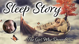 Bedtime Sleep Story for Grown Ups, with rain | Calm Reading | "The Girl Who Drove the Cows"