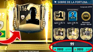 🤑 ABRO 500 SOBRES DE ICONOS de la FORTUNA en FIFA MOBILE *Sale Icono Brasileño* ¿Valen la Pena?