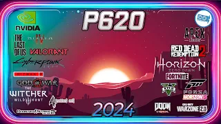 🟢NVIDIA Quadro P620 in 15 Games |  in 2024