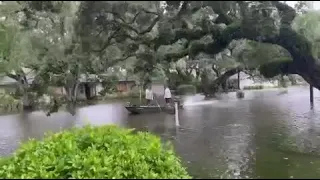 VIDEO: Tampa neighborhoods flood after Hurricane Idalia