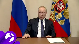 Владимир Путин выступил с обращением к россиянам в связи с коронавирусом