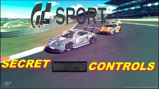 GT SPORT SECRET KEYBOARD CONTROLS HOW TO TURN NAME TAGS OFF IN REPLAYS