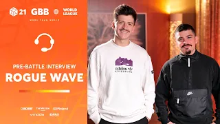 Rogue Wave 🇫🇷 🇨🇴  I GRAND BEATBOX BATTLE 2021: WORLD LEAGUE I Pre-Battle Interview