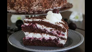 Schwarzwälder Kirschtorte🍒!!Black Forest Cake!!