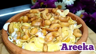 Saudi Arab's Restaurant Style Breakfast Dessert AREEKA Recipe in Urdu Hindi ~ Yemeni Dessert Areeka