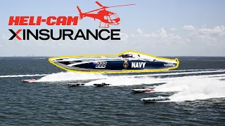 St. Pete Powerboat Grand Prix | Class 1 | Race | XINSURANCE Helicopter