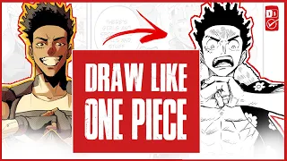 How to Draw Like ONE PIECE author: EIICHIRO ODA|  How to Copy an Art Style
