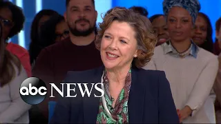 Annette Bening spills 'Captain Marvel' secrets live on 'GMA!' | GMA