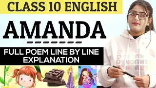 Amanda class 10|Amanda class 10 english|Amanda poem class 10|Class 10 English