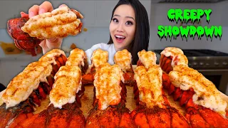 GIANT LOBSTER FEAST (12 LOBSTER TAILS) MUKBANG