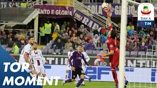 Cragno Superb Save | Fiorentina 1-1 Cagliari | Serie A