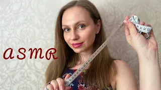 АСМР Сниму с тебя мерки📐Шепот+Неразборчивый шепот/ASMR Take measurements📐Whisper+Inaudible whisper