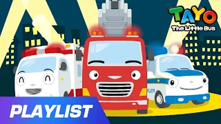 [Playlist] The Brave Rescue Cars | Tayo Car Songs | Tayo Songs & Titipo Songs