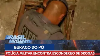 PCC: PM descobre "Buraco do Pó" em favela de SP | Brasil Urgente