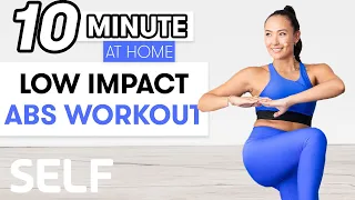 10-Minute Low Impact Abs Workout | Sweat with SELF