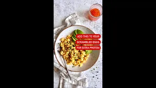 Fluffy Scrambled Eggs with Cottage Cheese (High-Protein & Keto)