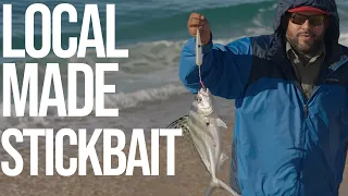 Surf Fishing for Roosterfish in Cabo San Lucas - Local Stick Baits for Unbeatable Results! 🎣🐟