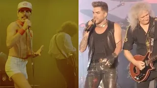 Queen vs Queen + Adam Lambert - Another One Bites the Dust