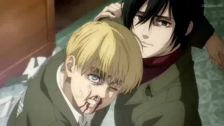 Эрен избивает Армина / Eren beats up Armin (2/2) [Attack on Titan]