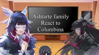 ashtarte family react to ashtarte as columbina