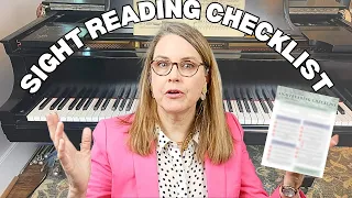 Piano SIGHT READING: Your Checklist For Success!