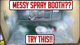 How to Keep Your Spray Booth Clean (Cheap and Effective Tip)