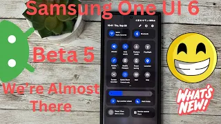 Get The Samsung One Ui 6 Beta 5 Now! #oneui6 #galaxys23ultra #android14 😱