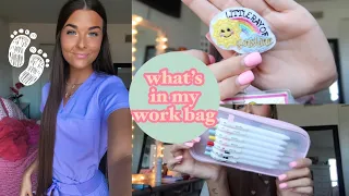 WHAT’S IN MY WORK BAG | nurse 👩🏻‍⚕️💉🫀