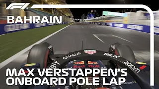 Max Verstappen's Pole Lap | 2023 Bahrain Grand Prix | [4K]