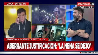 Acusan al cantante de "Tito y la Liga" de abusar de una nena