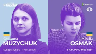 Muzychuk vs Osmak - bullet | Women's Speed Chess Championship