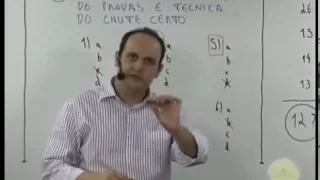 Método de preenchimento de prova e técnica do chute certo