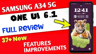 Samsung A34 5G One UI 6.1 Update New Features | 57+ Hidden Features | #samsunga34