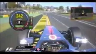 F1 Australien GP 2013 - Lewis Hamilton onboard - Freies Training