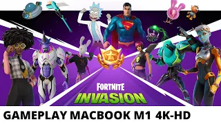 Fortnite Gameplay❤️‍🔥 4K HD | MacBook Pro M1 how to play for beginners