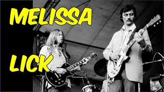 Sweet Melissa Lick Guitar Lesson | Dickey Betts Guitar Lesson