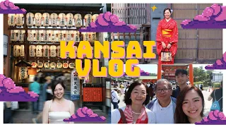 10 days in Kansai Vlog | Kyoto Osaka Nara Kobe | ☔️ Universal Studios Japan | 🇯🇵🏯🎋👘🍵🍓🍮