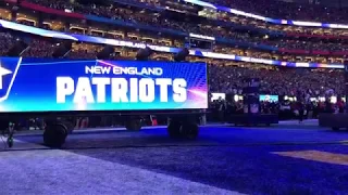 New England Patriots Introduction at Super Bowl 53